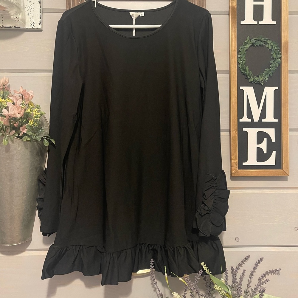 Ladies black tunic